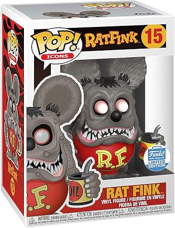 Amazon.com: Funko POP! Icons Ratfink 15 Rat Fink Vinyl Figure